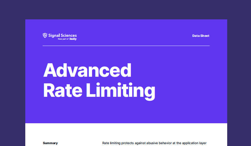 Advanced Rate Limiting