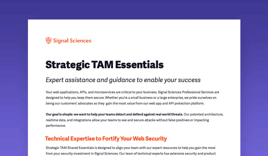 Strategic TAM Essentials